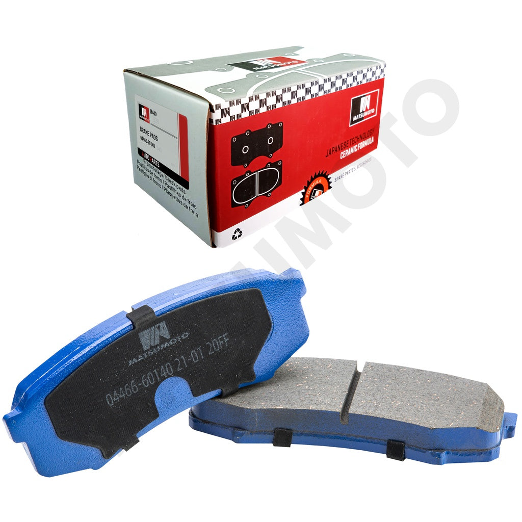 PACK DE DOS PASTILLAS DE FRENOS DELANTERAS Y TRASERAS MATSUMOTO M440-M690