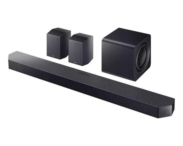 Soundbar Samsung Q990F con Subwoofer y Altavoces Traseros, Negro