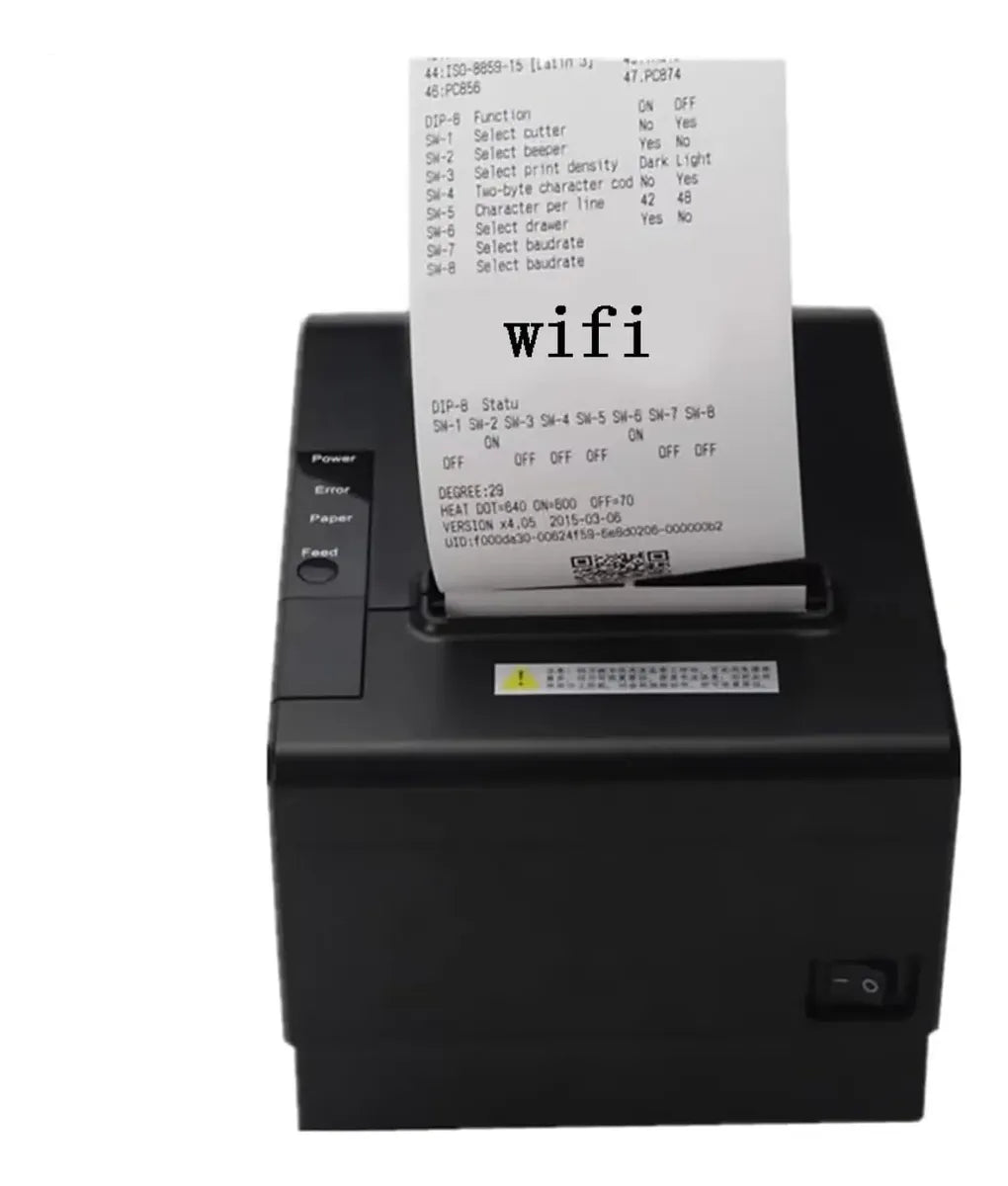 Impresora Térmica POS 80, Negro
