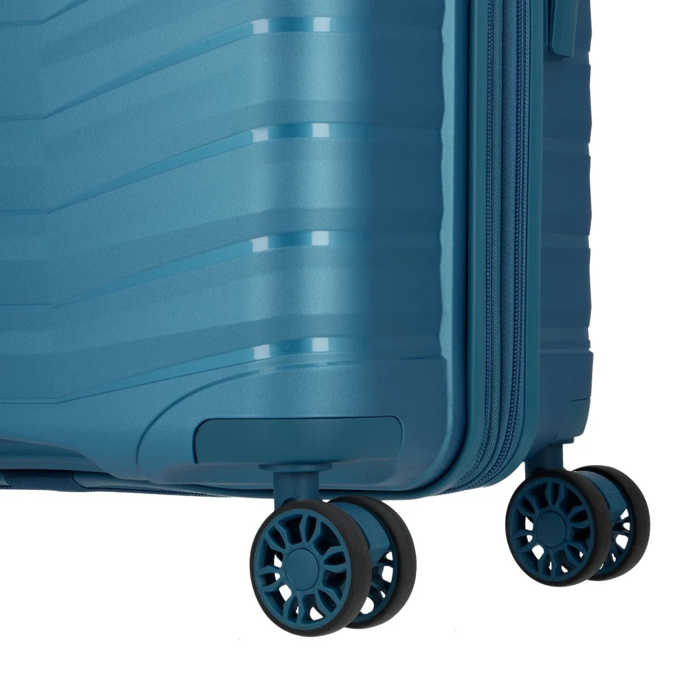 Maleta de Viaje Saxoline Titanium Mediana 66 Litros, Azul