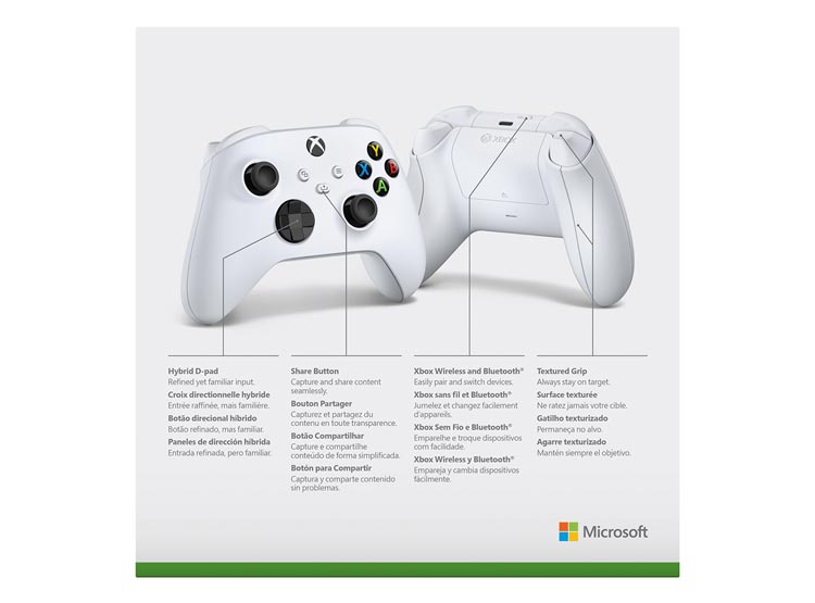 Control Xbox Robot 1914 Blanco