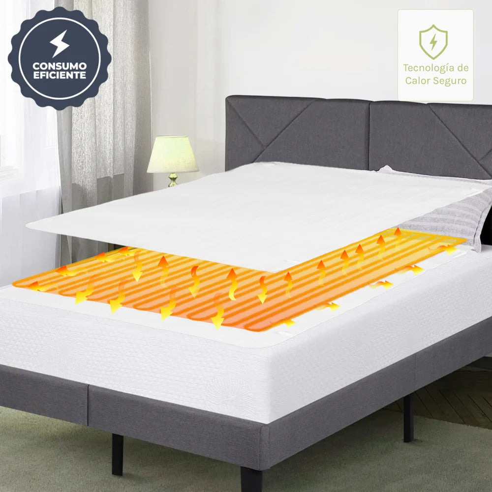 Calienta Cama Poliester Ozu Uw-002 Blanco 1/2 Plazas 150x120 cm