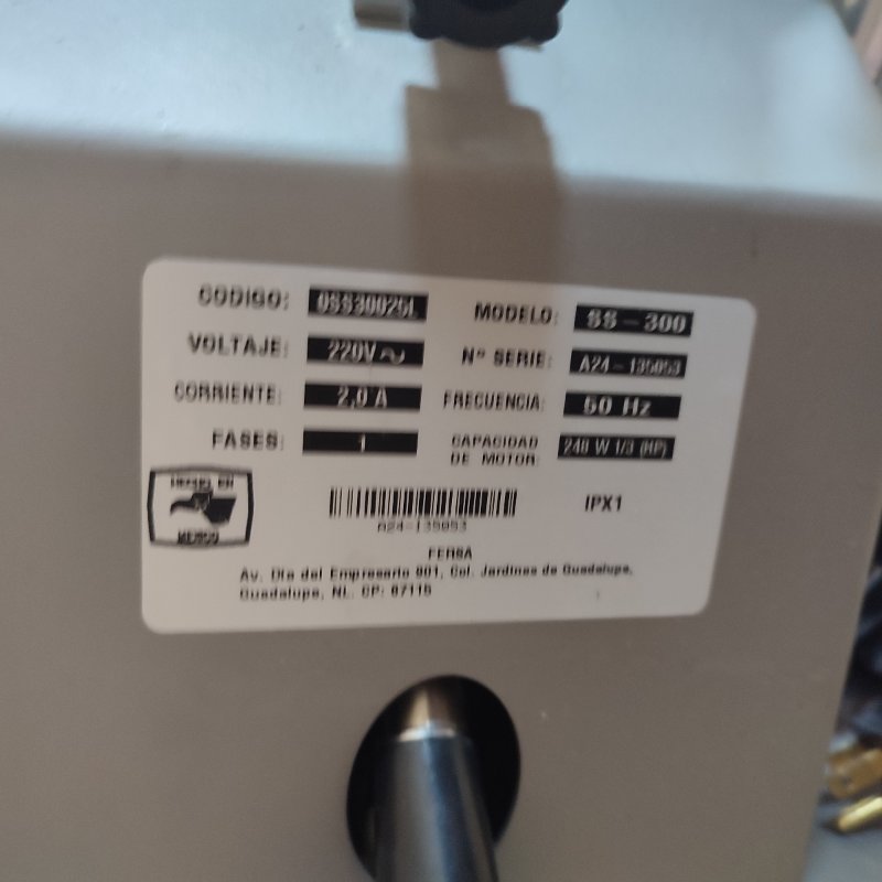 Cortadora De Cecinas 300mm Con Correa Torrey Ss-300