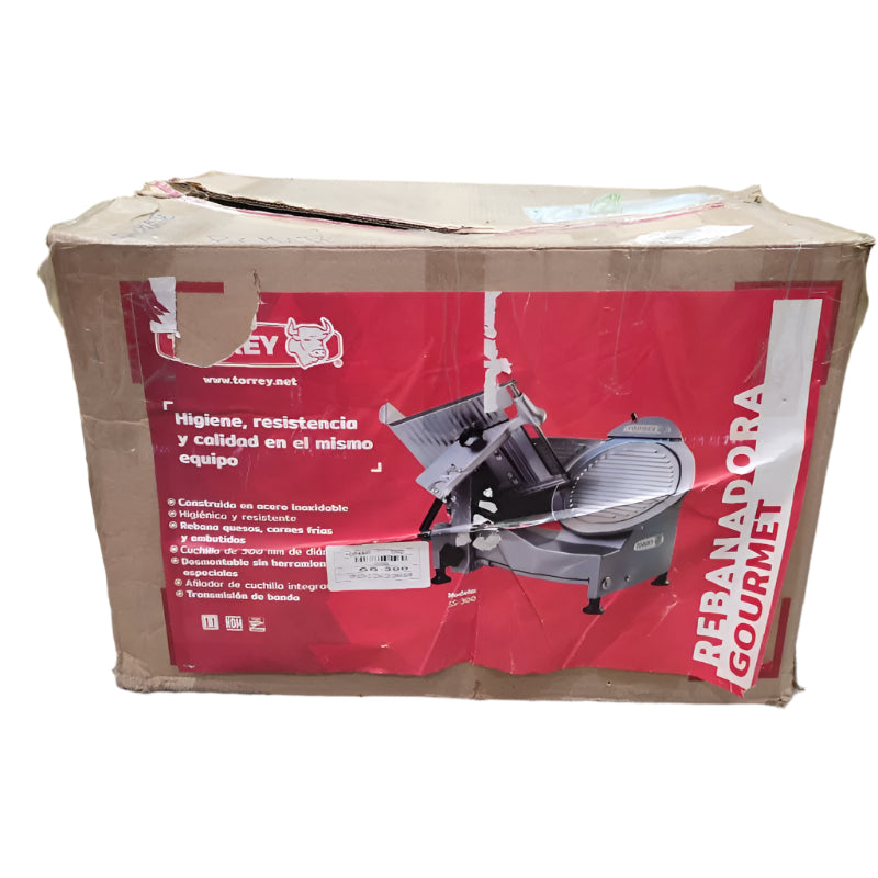 Cortadora De Cecinas 300mm Con Correa Torrey Ss-300