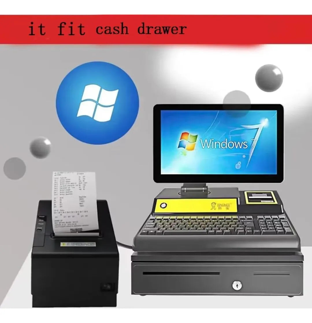 Impresora Térmica POS 80, Negro