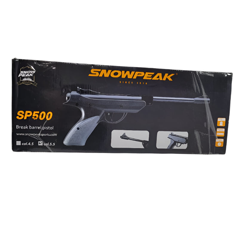 Pistola Luger 5.5 Mm Snowpeak Sp500 Negra