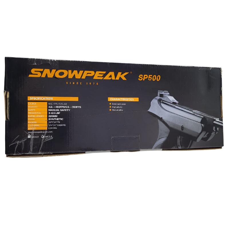 Pistola Luger 5.5 Mm Snowpeak Sp500 Negra