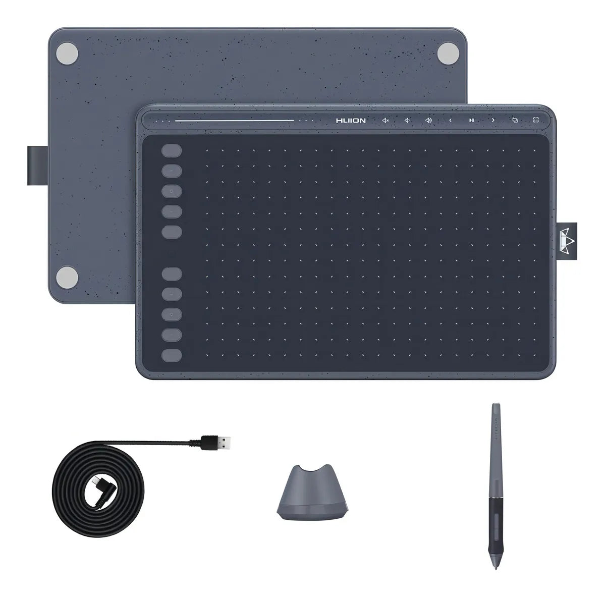 Tablet De Dibujo Grafico Huion Hs611 Space Grey