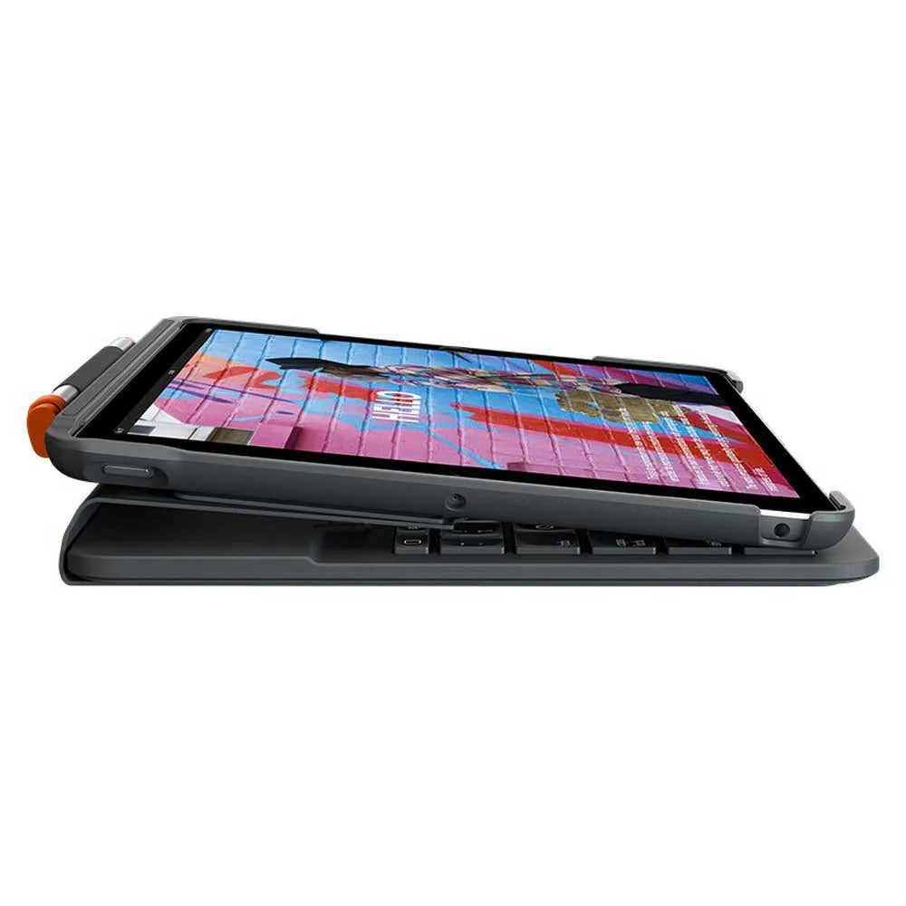 Funda con Teclado Logitech Slim Folio para iPad (7ma Generación) - Graphite