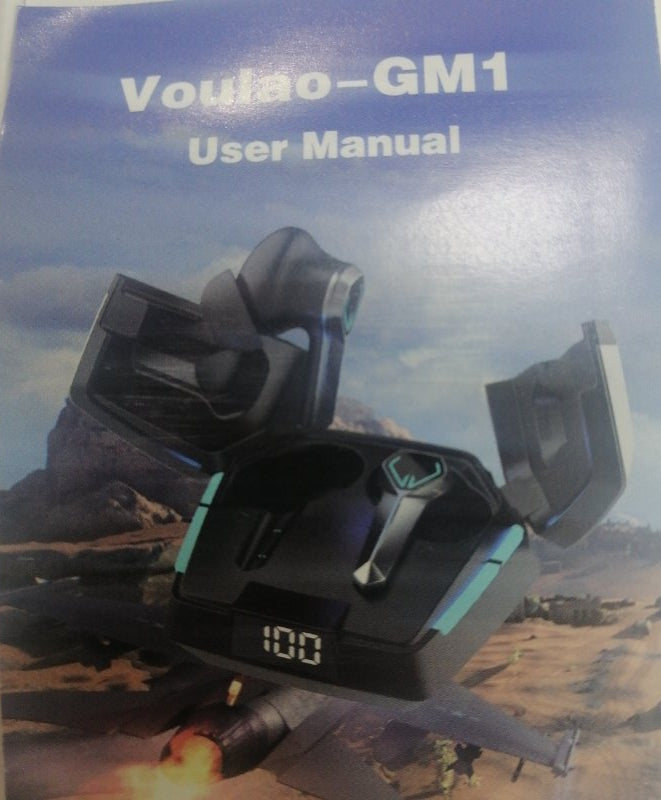 Pack Audifonos Voulao Vl9 5.1 White Y Black 3 Unidad