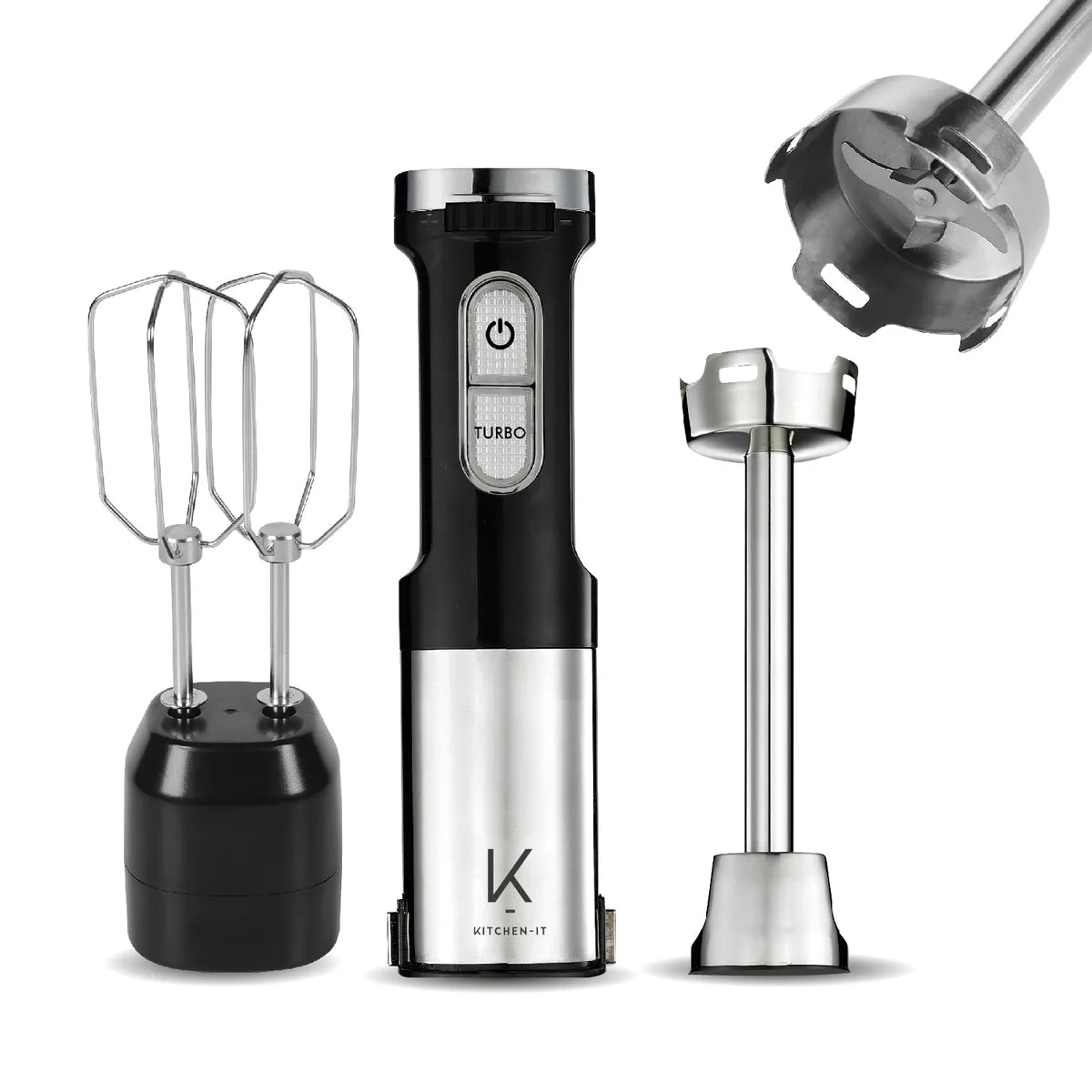 Minipimer Kitchen-It Pro 5 en 1 Negro 10W