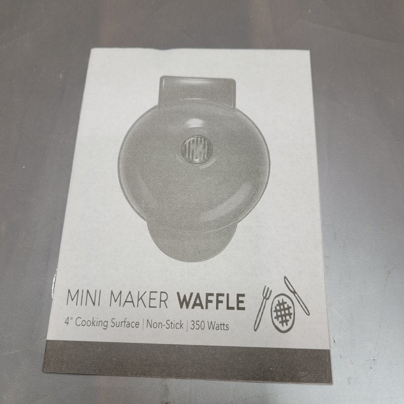 Mini Maquina Para Waffles Tasbel Eat Good Feel Good 350 Watts