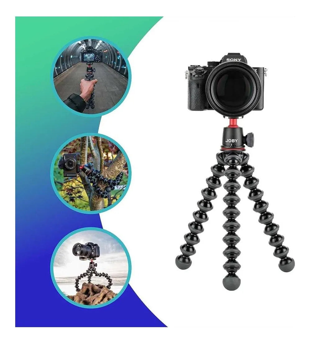 Trípode Para Cámara Joby Jb01507 Gorillapod 3k Kit Negro