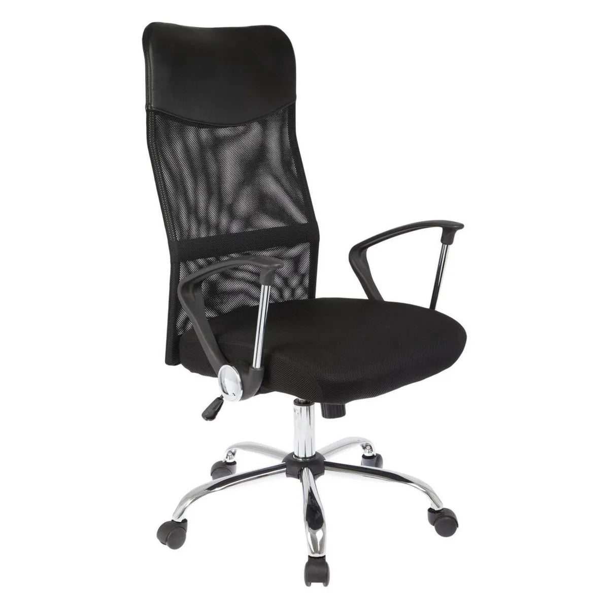 Silla de Escritorio Ejecutiva Just Home Collection Malla Negra