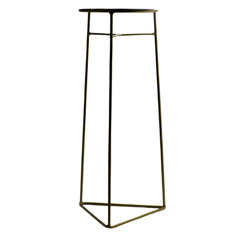 Portamacetero De Metal Generico Triangular Dorado