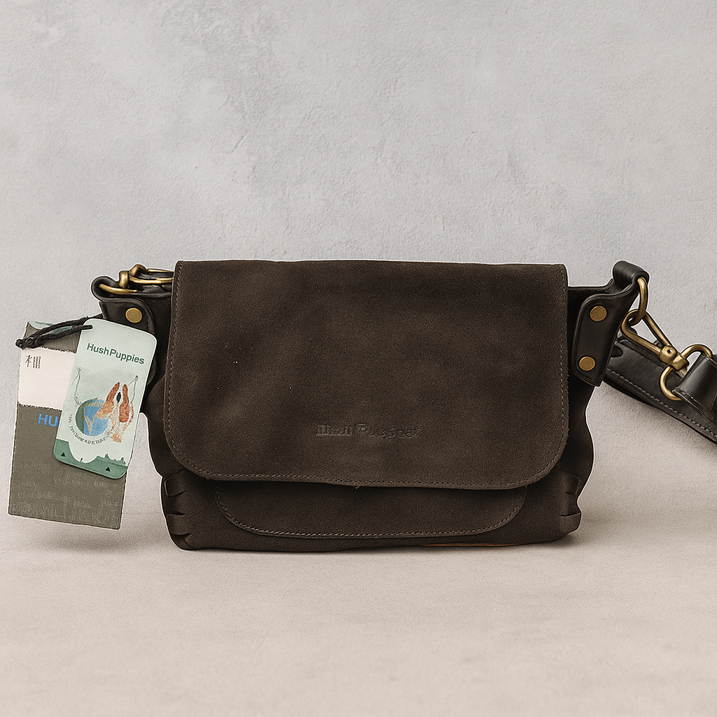 Cartera 100 / Cuero Hush Puppies V25cd Ellio Cross Negro