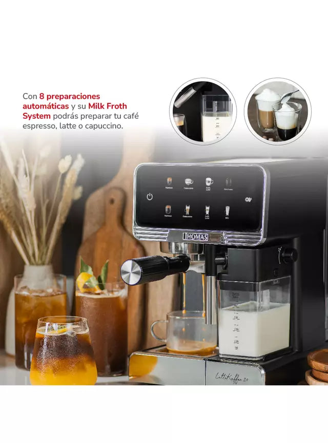 Cafetera Espresso Thomas TH-165DEL Negro