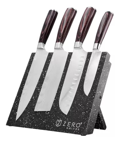 Bloque Magnetico Zero Knives Soporte Cuchillos /Granizado Negro [Openbox] [NE]