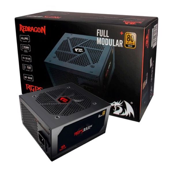 Fuente De Poder 80 Plus Gold Redragon Rgps 850w