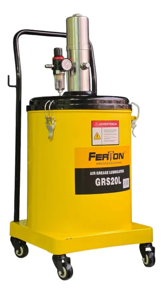 Engrasador Neumatico Industrial Ferton Grs20l Amarillo 20 L