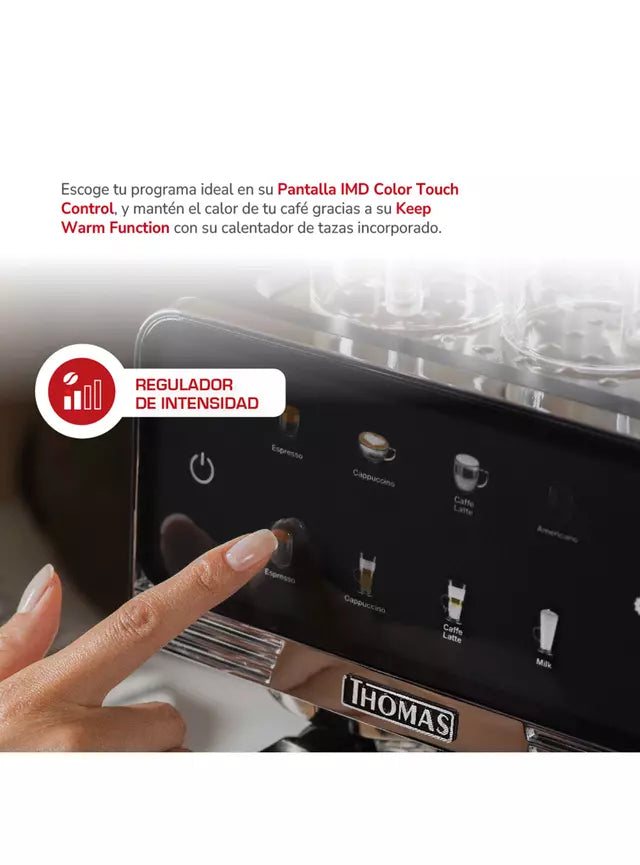 Cafetera Espresso Thomas TH-165DEL Negro