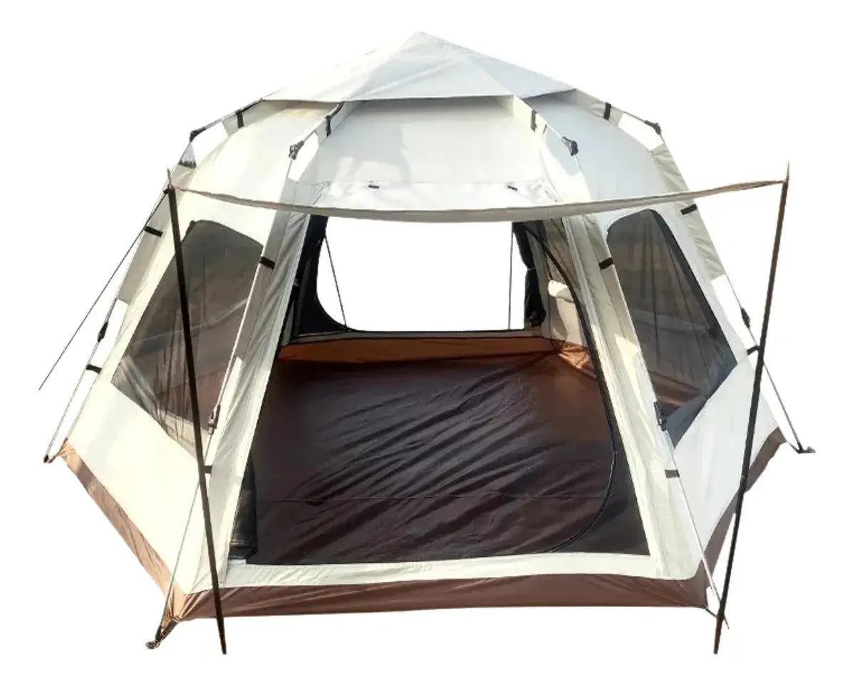 Carpa Automática Hexagonal para 6 Personas 240x280x160 cm