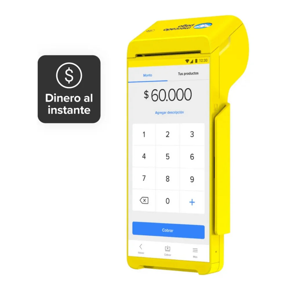 Máquina Pago Point Smart 2 Mercado Pago N950 Amarilla