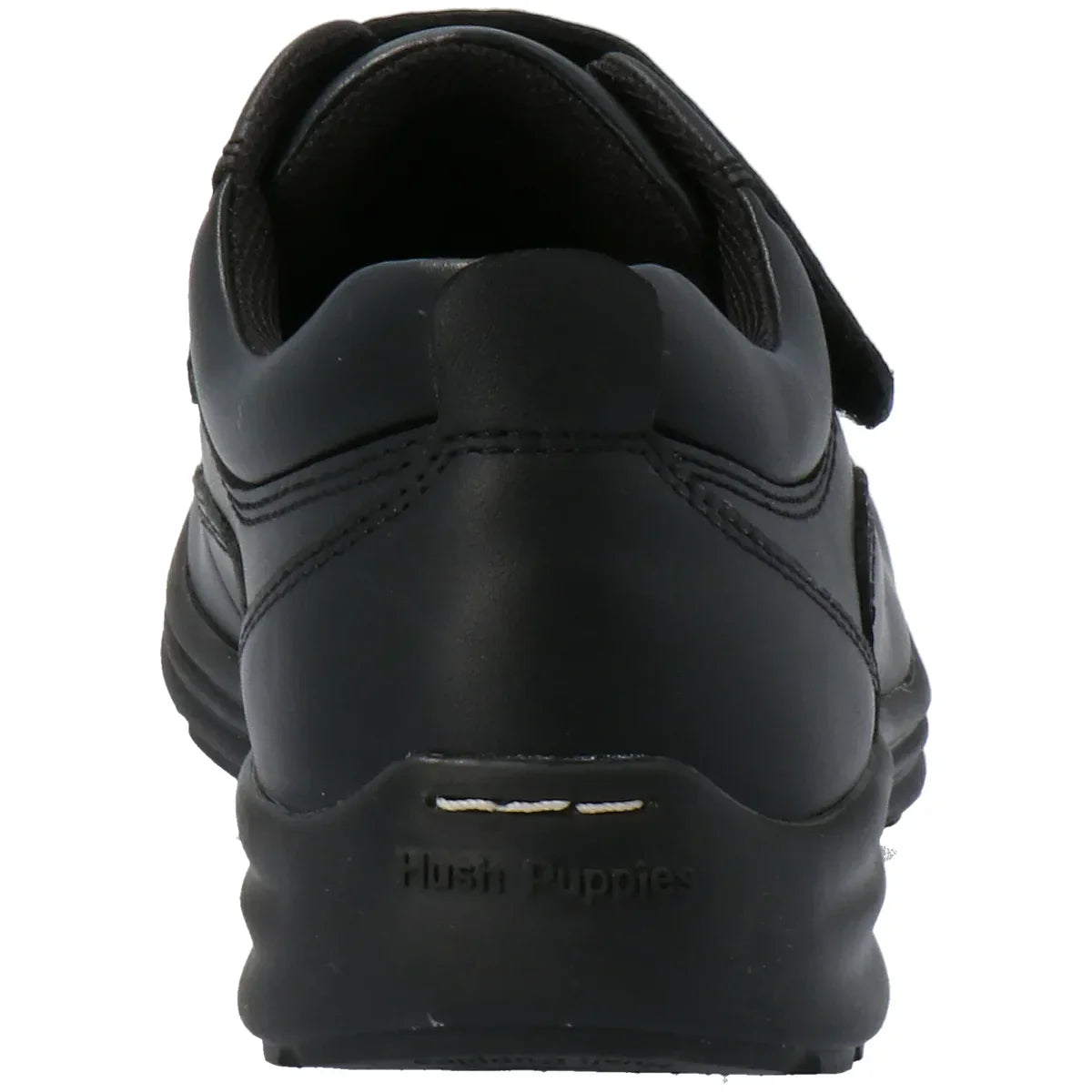 Zapato Escolar Hush Puppies Jungla Velcro Negro 30