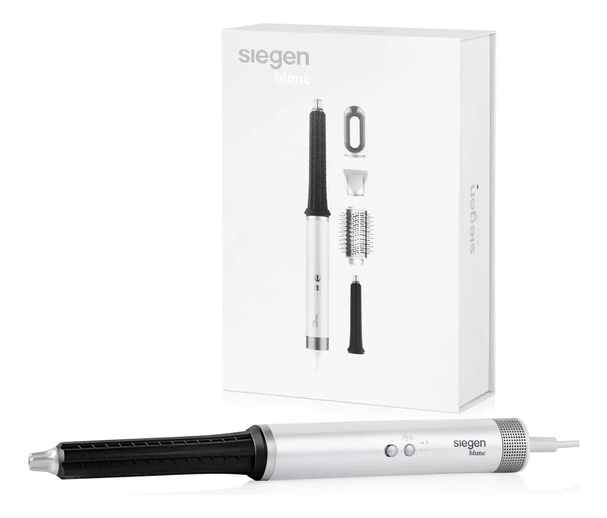 Cepillo Alisador Siegen Blume Coanda Styler 5 En 1 Sg-B2810 Blanco