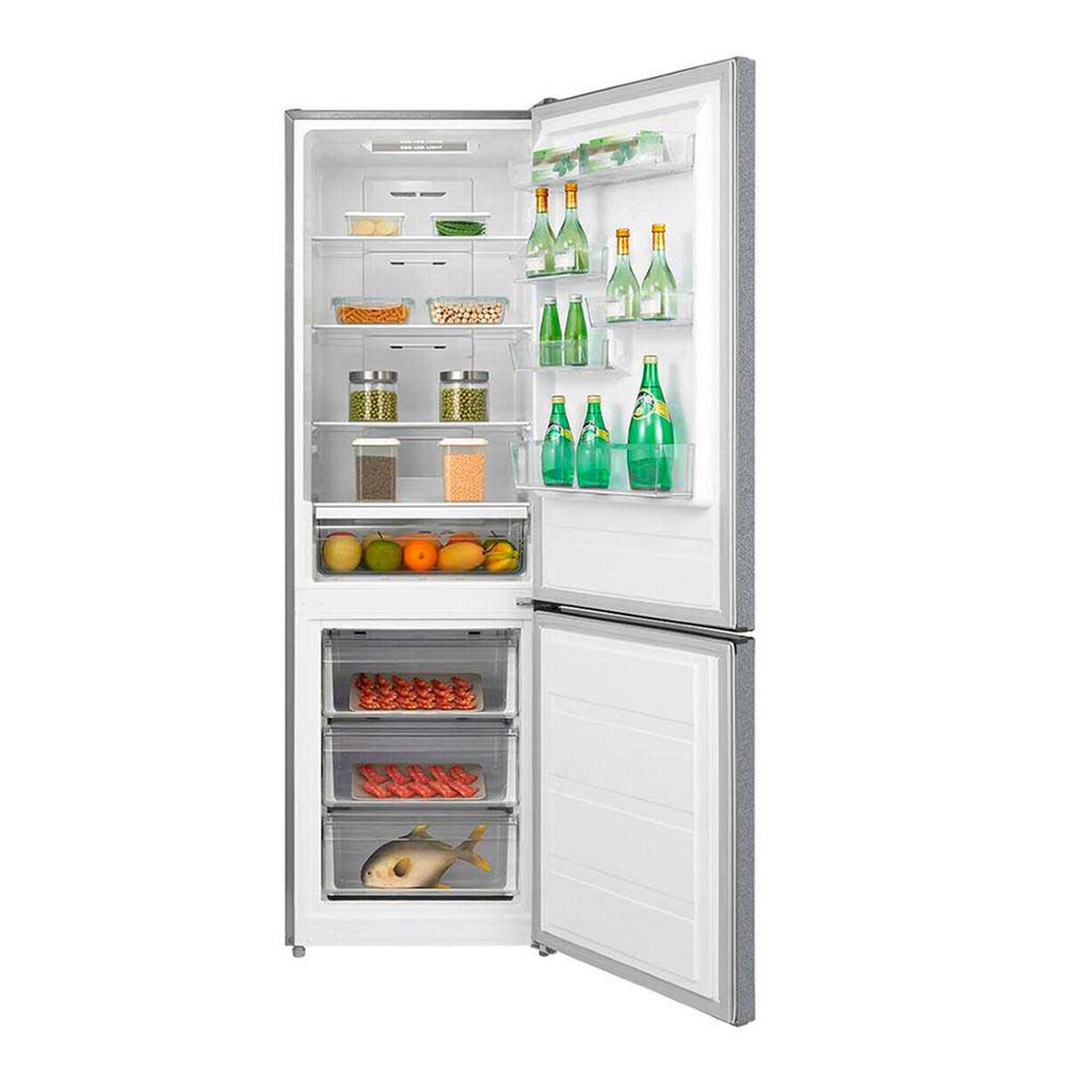 Refrigerador Midea MDRB424FGE50 Silver 310 Litros