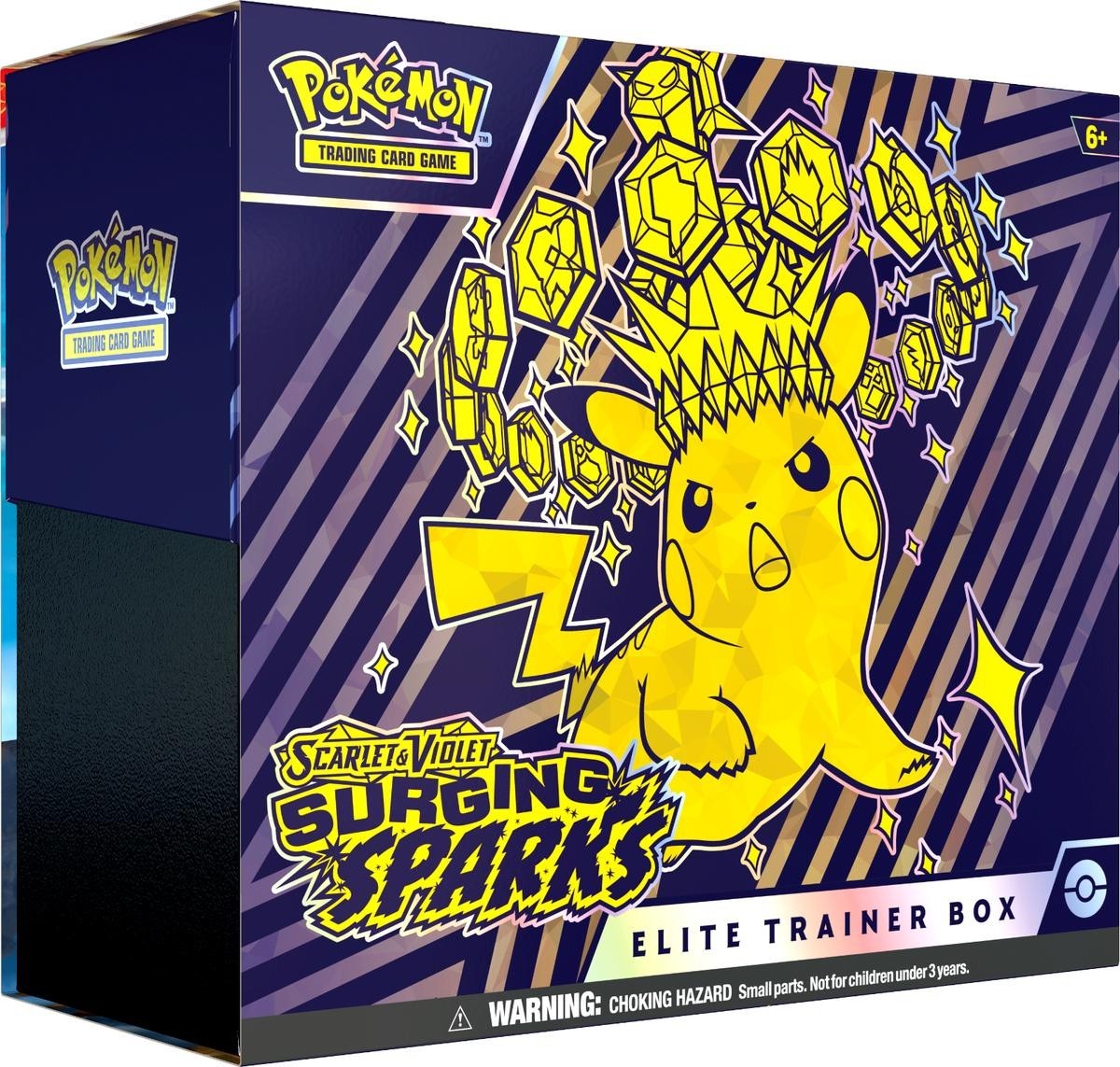 Elite Trainer Box Pokémon Escarlata y Violeta Surging Sparks