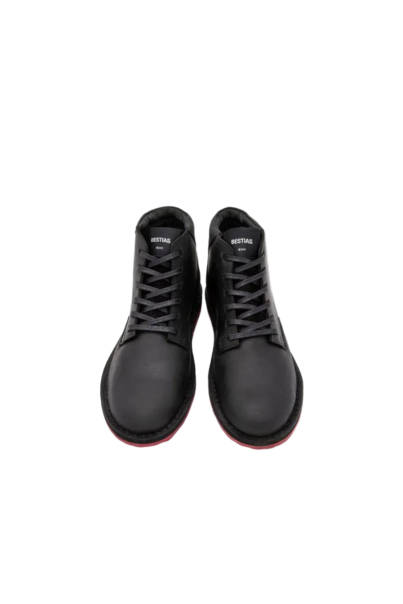 Botín Bestias Gerbo Black Graso Negro Talla 42 Masculino