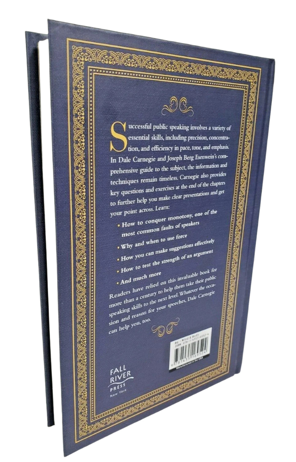 Libro Dale Carnegie The Art Of Public Speaking