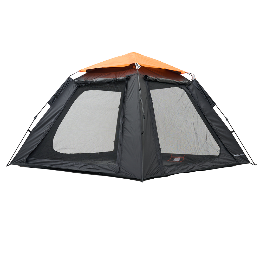 Carpa Semi Automatica 2-3P Terra Force Morrillos Negro