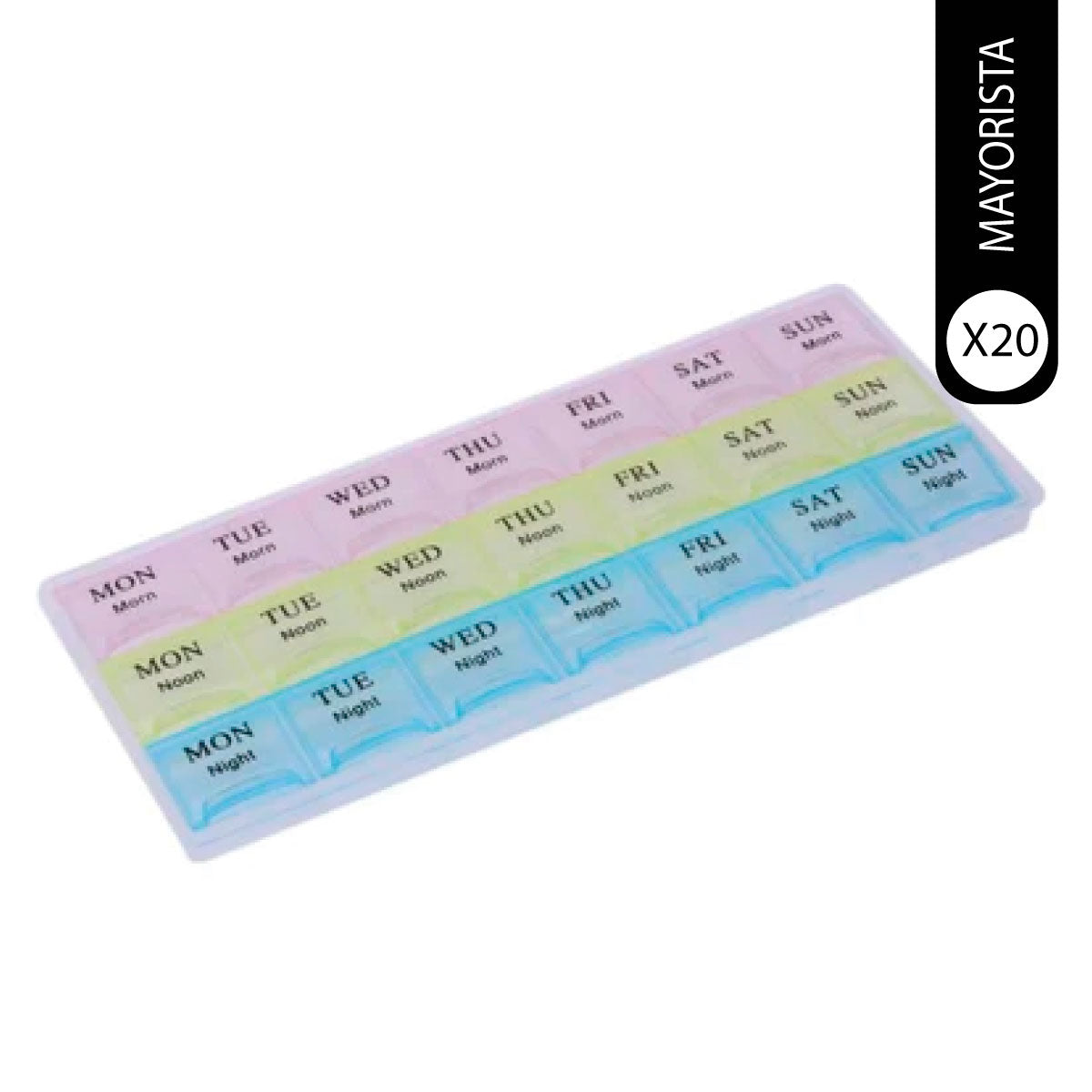Pack 20 pastilleros colores 21 días