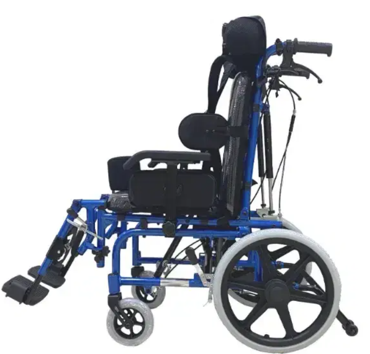 Silla de Ruedas Neurológica Medicaltec Adultos Aluminio Azul