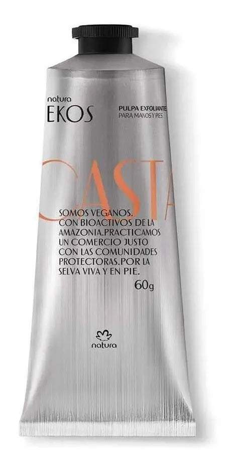 Pulpa Exfoliante Para Manos Y Pies Natura Ekos Castana 60gr Unisex