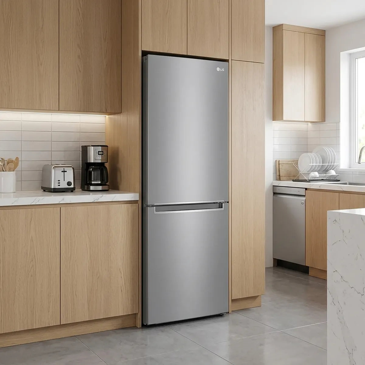 Refrigerador LG LB33MPP Inox 306 Litros