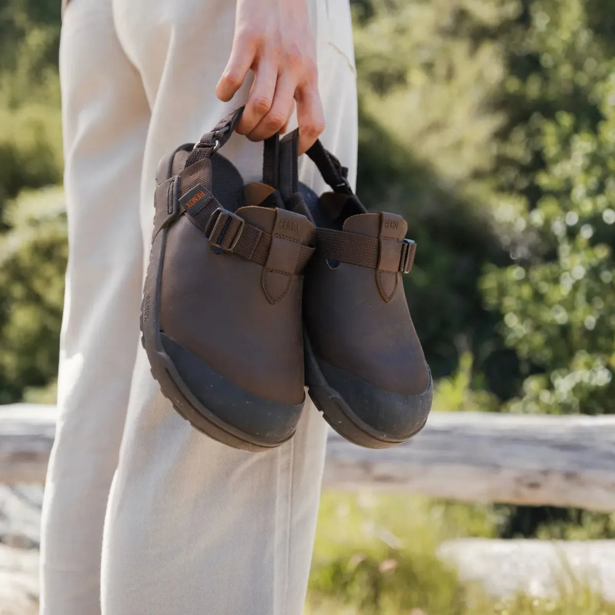 Zuecos Sandalias Terra Renox Spa – Café, Talla 38