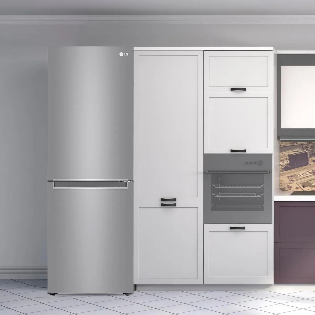 Refrigerador LG LB33MPP Inox 306 Litros