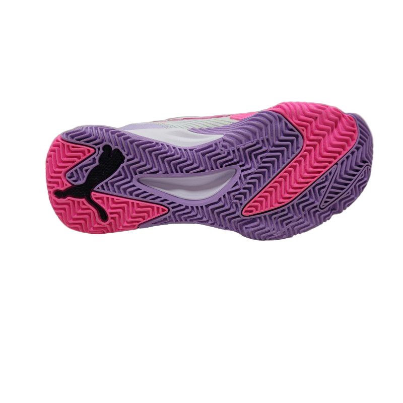 Zapatillas Nova Elite Puma Silver Mist-Blanco-Vivid Violet 37.5 Femenino
