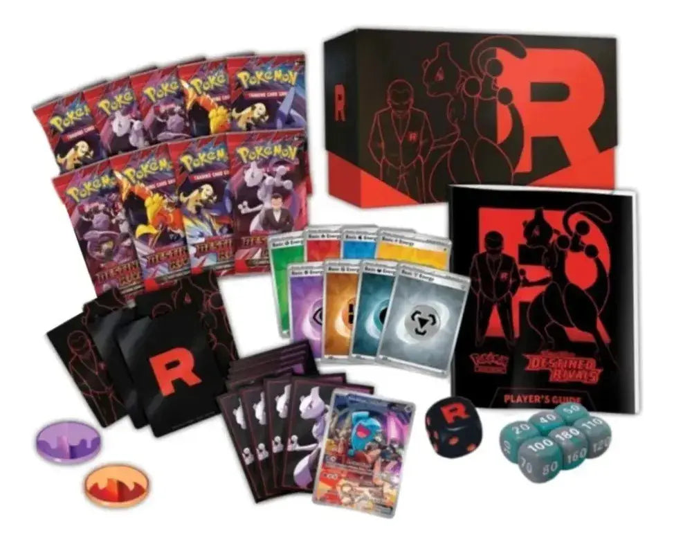 Juego de Cartas Coleccionables Pokémon Escarlata y Púrpura: Rivales Predestinados – Caja Entrenador Élite