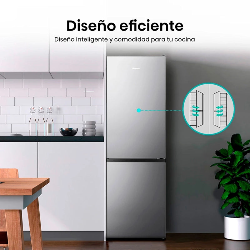 Refrigerador Hisense Rd-39wc Silver 300 Lts