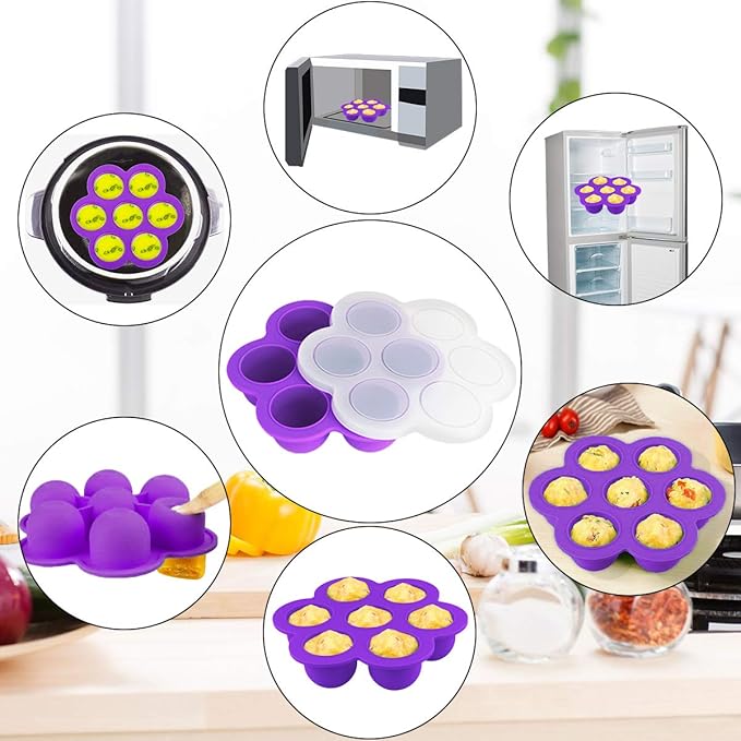 Juego de Accesorios para Olla instantánea AIDUY 23 Piezas en Color Morado