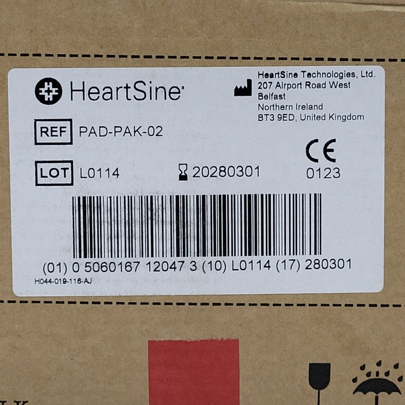 Cartucho Con batería Electrodos Heartsine H1304