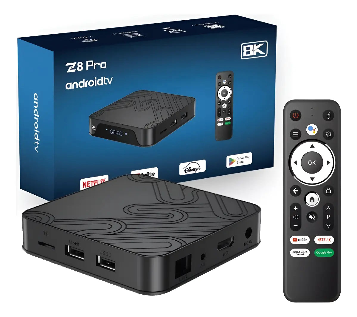 TV Box Genérica Z8 Pro 4GB RAM 32GB Almacenamiento 4K