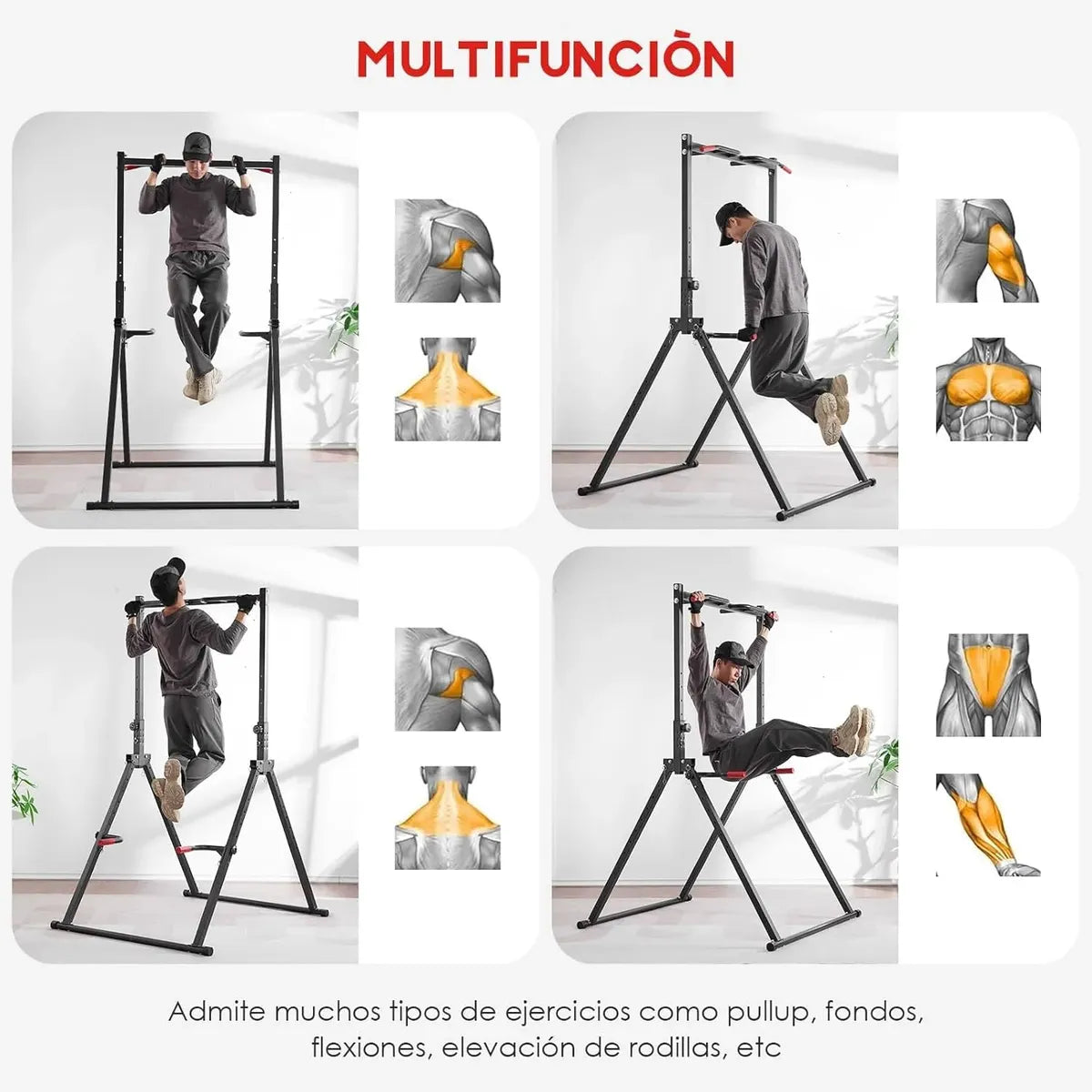 Barra de Dominadas Plegable Eléctrica Adjustable Lullaby