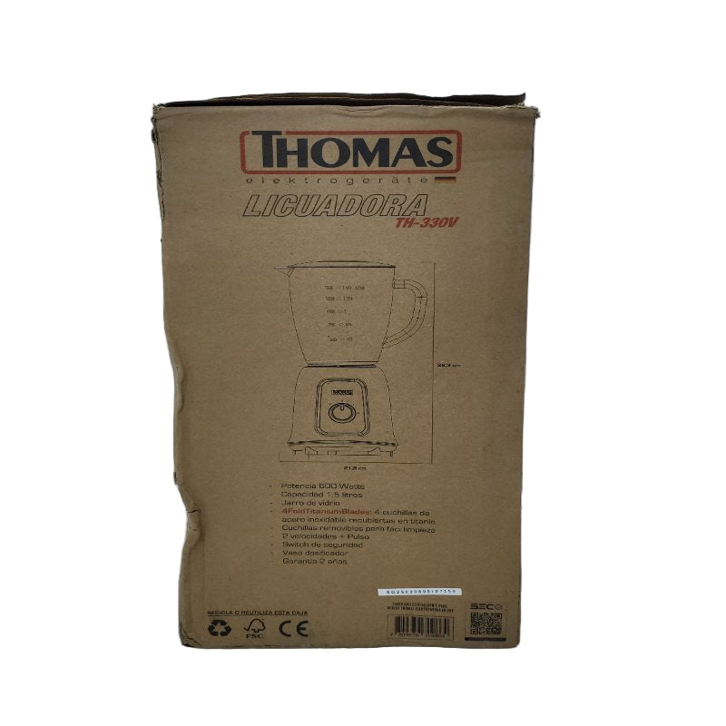 Licuadora Thomas Th-330v Negro