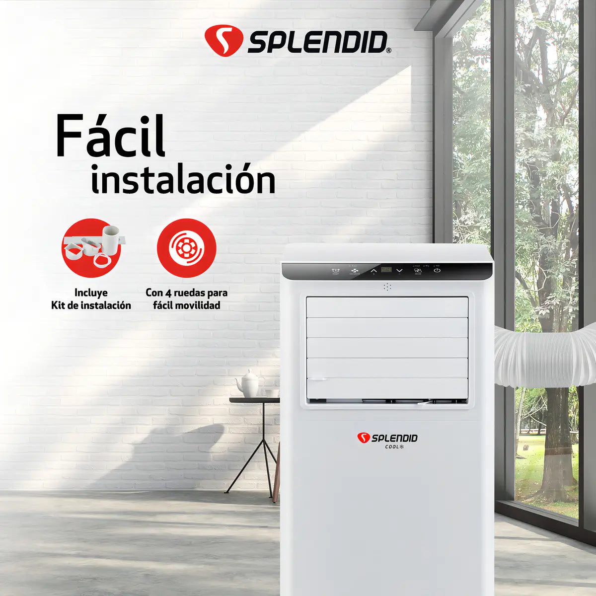 Aire Acondicionado Portátil Splendid Cool 12000 BTU WiFi