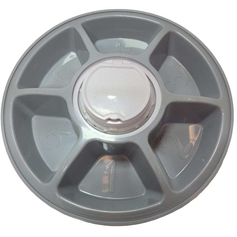 Alimentador Automatico Para Mascotas Timed Feeder Para Dispensar Comida En Horarios Establecidos 6 Raciones